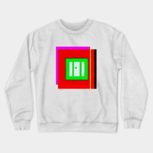 Green Field Abstract Crewneck Sweatshirt